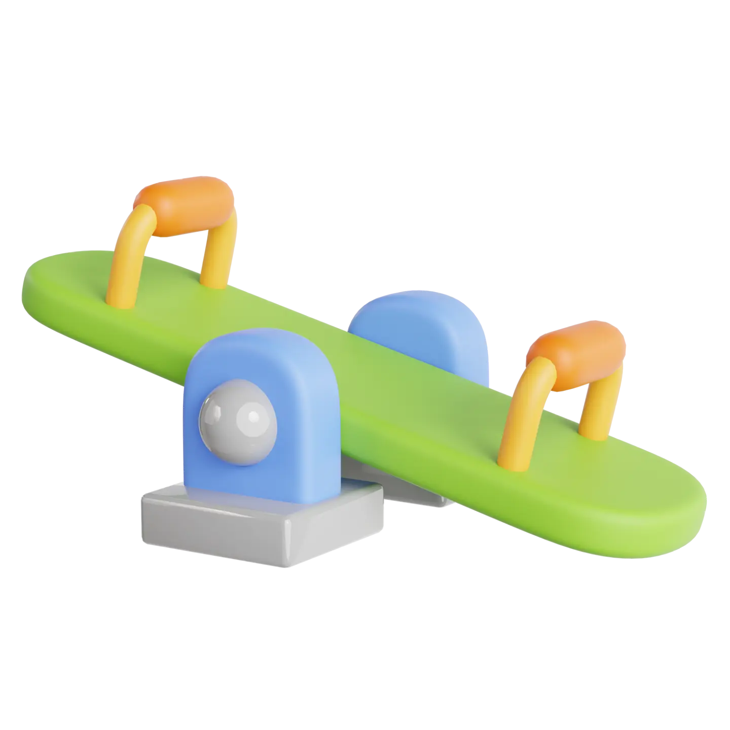 colourful childrens seesaw