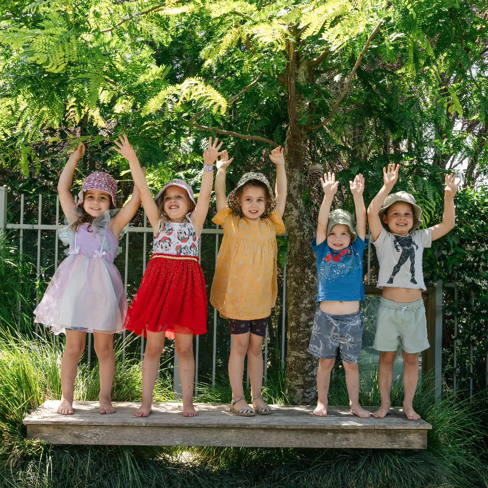 natural steps happy pre school kids