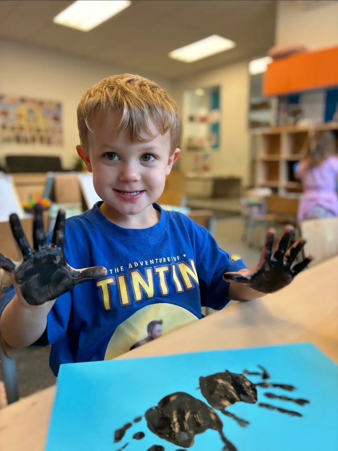 finger painting daycare albany nz