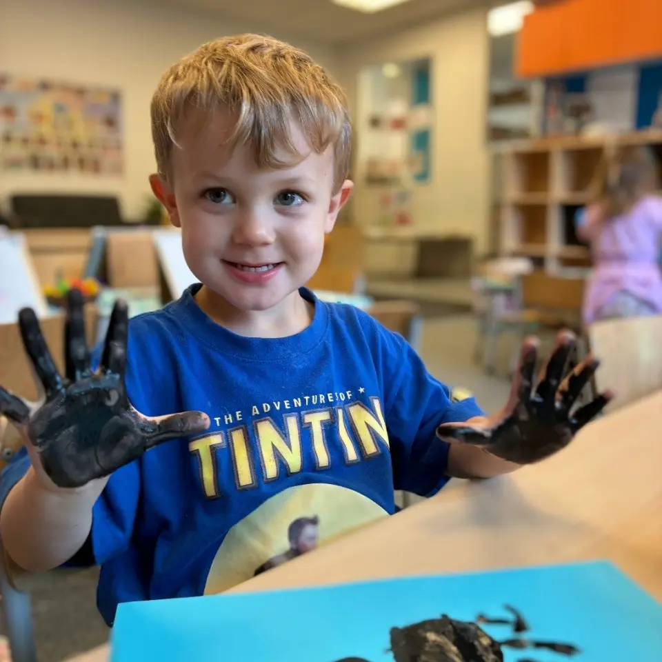 finger painting daycare albany nz